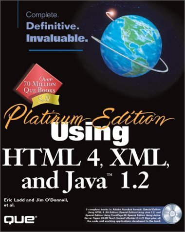 Beispielbild fr Platinum Edition Using HTML 4, XML, and Java 1.2 zum Verkauf von SecondSale