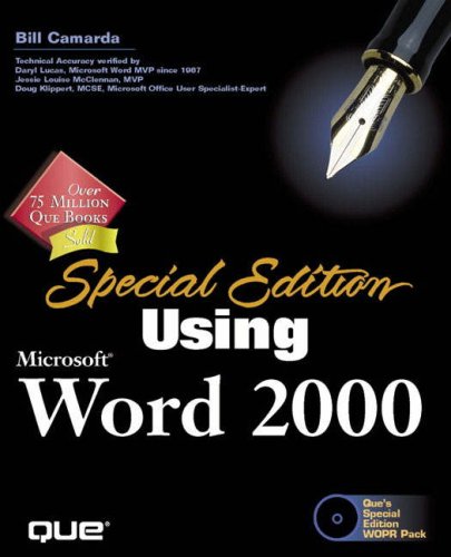 Imagen de archivo de Special Edition Using Microsoft Word 2000 a la venta por Hastings of Coral Springs