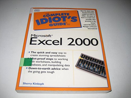 Beispielbild fr Complete Idiot's Guide to Microsoft Excel 2000 zum Verkauf von Better World Books