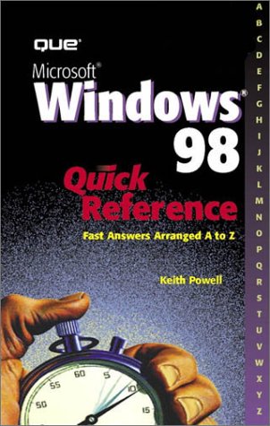 Stock image for Microsoft Windows 98 Quick Reference (Que Quick Reference Series) for sale by Books Puddle