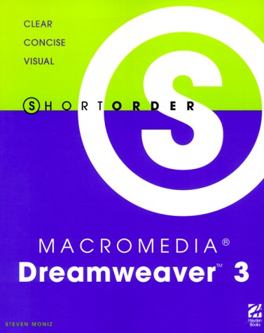 Imagen de archivo de Short Order Macromedia Dreamweaver 3 a la venta por Wonder Book