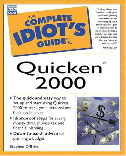 Beispielbild fr Complete Idiot's Guide to Quicken 2000 zum Verkauf von Better World Books