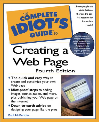 Stock image for The Complete Idiot's Guide to Creating an HTML Web Page for sale by Better World Books