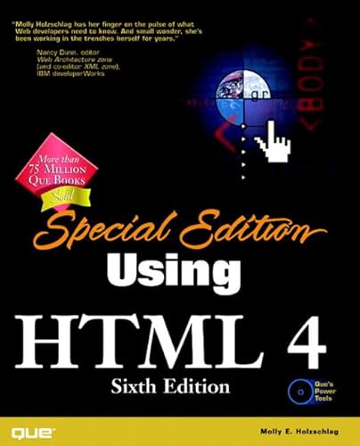 Beispielbild fr Que's Power Tools: Special Edition - Using HTML 4 (Sixth Edition) zum Verkauf von gearbooks