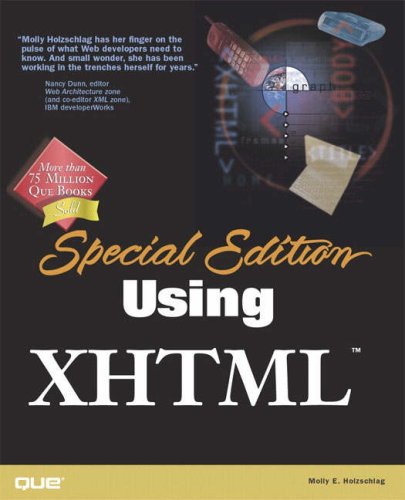 9780789724311: Special Edition Using XHTML