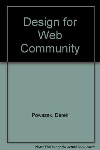 9780789725066: Design for Web Community