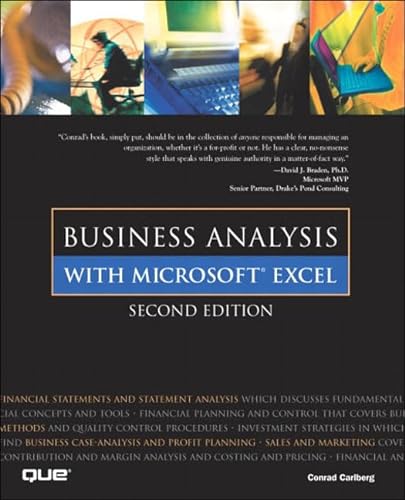 9780789725523: Business Analysis With Microsoft Excel