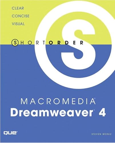 Beispielbild fr Short Order Macromedia Dreamweaver 4 zum Verkauf von WorldofBooks