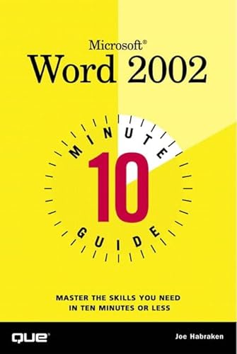 9780789726360: Microsoft Word 2002 10 Minute Guide