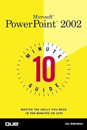 Stock image for 10 Minute Guide to Microsoft PowerPoint 2002 for sale by MusicMagpie