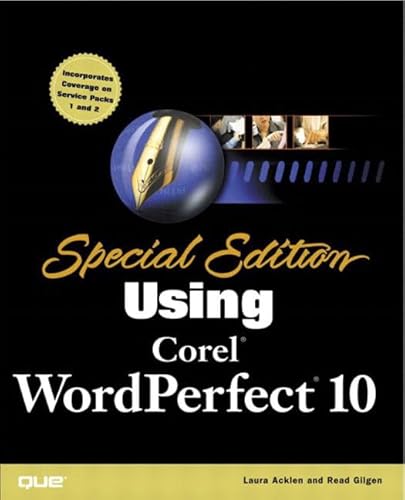 Using Corel Wordperfect 10 (9780789726575) by Acklen, Laura; Gilgen, Read