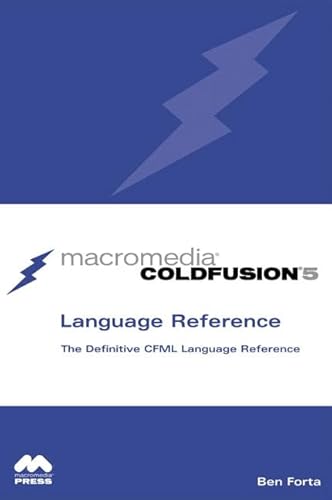 Stock image for Macromedia Coldfusion 5 Language Reference for sale by HPB-Red