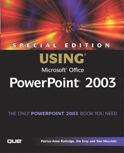 Imagen de archivo de Special Edition Using Microsoft Office PowerPoint 2003 a la venta por Better World Books