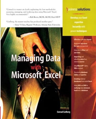 9780789731005: Managing Data with Excel (Business Solutions)