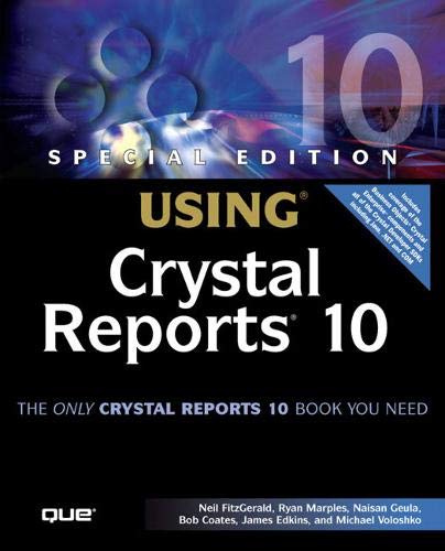 Imagen de archivo de Special Edition Using Crystal Reports 10 a la venta por Ergodebooks