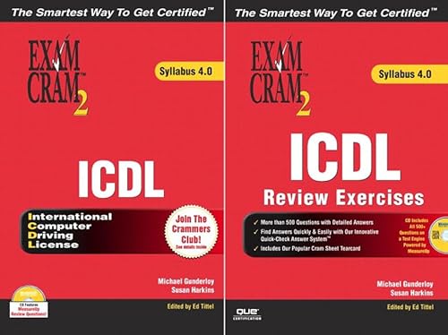 Exam Cram 2: ICDL and ICDL Review Exercises (9780789731449) by Gunderloy, Mike; Harkins, Susan Sales