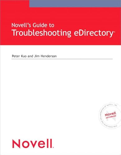 Imagen de archivo de Novell's Guide to Troubleshooting Edirectory a la venta por HPB Inc.