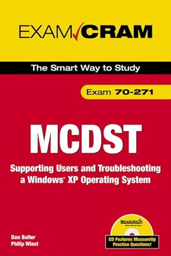 Beispielbild fr MCDST 70-271 Exam Cram 2: Supporting Users & Troubleshooting a Windows XP Operating System zum Verkauf von WorldofBooks