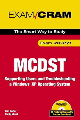 9780789731494: MCDST 70-271 Exam Cram 2: Supporting Users & Troubleshooting a Windows XP Operating System