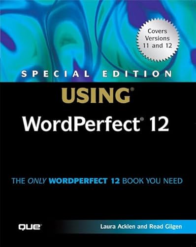 Special Edition Using Wordperfect 12 (9780789732439) by Acklen, Laura; Gilgen, Read