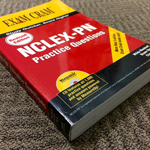 Stock image for Exam Cram NCLEX-PN Practice Questions for sale by Irish Booksellers