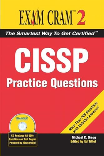 Beispielbild fr CISSP Practice Questions Exam Cram 2 zum Verkauf von Better World Books