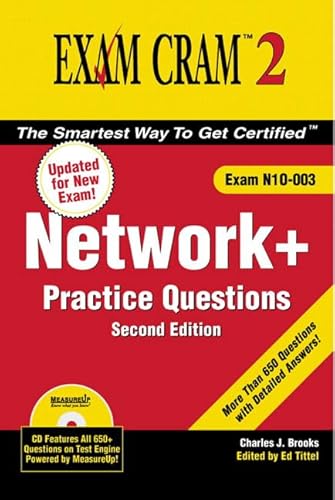 Beispielbild fr Network+ Certification Practice Questions : Exam N10-003 zum Verkauf von Better World Books