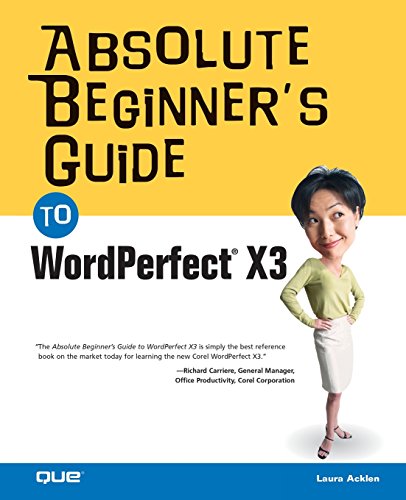 Stock image for Absolute Beginner's Guide to WordPerfect X3 for sale by WorldofBooks