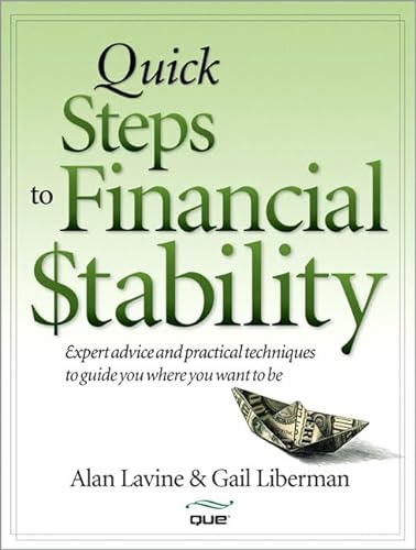 Imagen de archivo de Quick Steps to Financial Stability a la venta por Better World Books