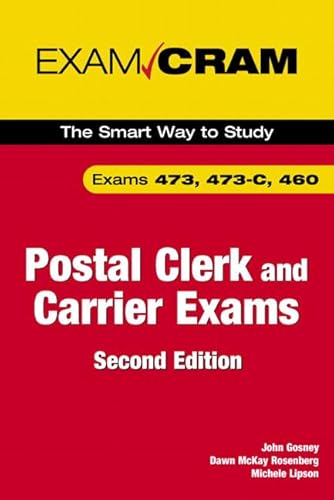 Imagen de archivo de Postal Clerk and Carrier Exam Cram (473, 473-C, 460) a la venta por ThriftBooks-Dallas