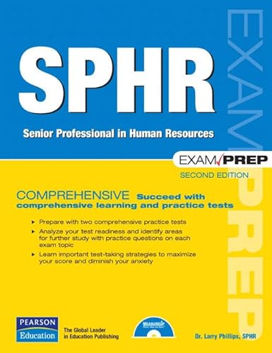 Imagen de archivo de SPHR Exam Prep: Senior Professional in Human Resources [With CDROM] a la venta por ThriftBooks-Atlanta