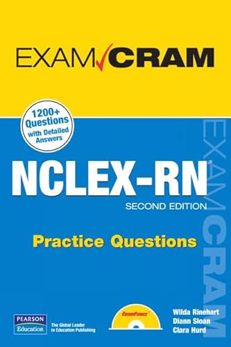 Imagen de archivo de Exam Cram NCLEX-RN Practice Questions a la venta por HPB-Red