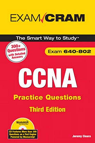 Beispielbild fr CCNA Practice Questions (Exam 640-802) (Exam Cram) zum Verkauf von WorldofBooks