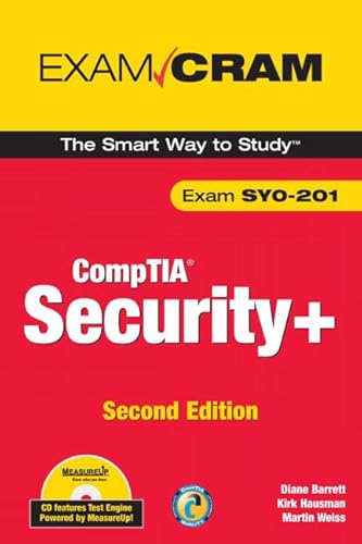 Imagen de archivo de CompTIA Security+ Exam Cram [With CDROM] a la venta por ThriftBooks-Dallas