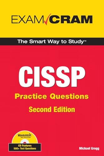 Stock image for CISSP Practice Questions Exam Cram for sale by Wonder Book