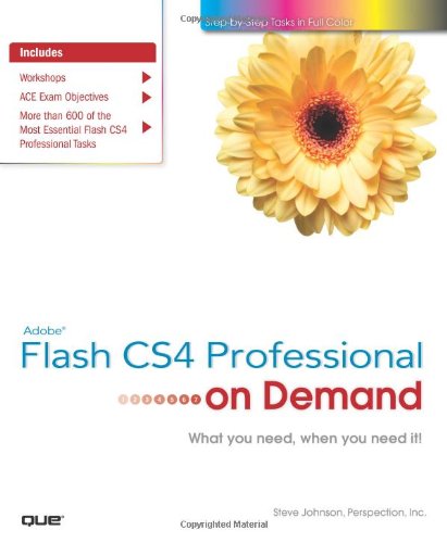9780789738363: Adobe Flash CS4 Professional on Demand