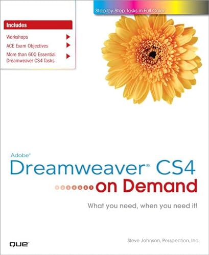 Stock image for Adobe Dreamweaver CS4 on Demand for sale by Better World Books