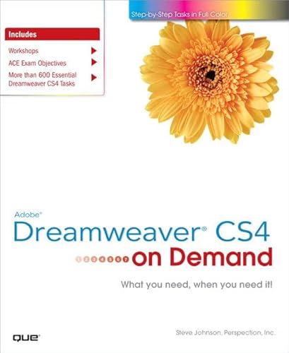 Stock image for Adobe Dreamweaver CS4 on Demand for sale by Better World Books