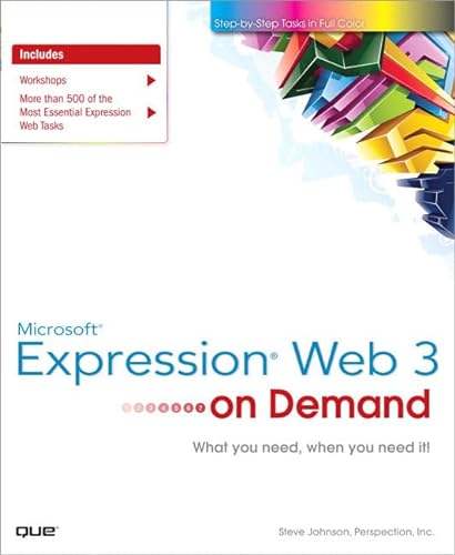 9780789739803: Microsoft Expression Web 3 on Demand