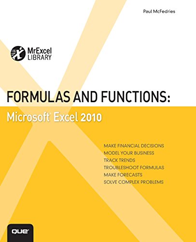 Immagine dell'editore per Formulas and Functions : Microsoft Excel 2010 venduto da Better World Books Ltd