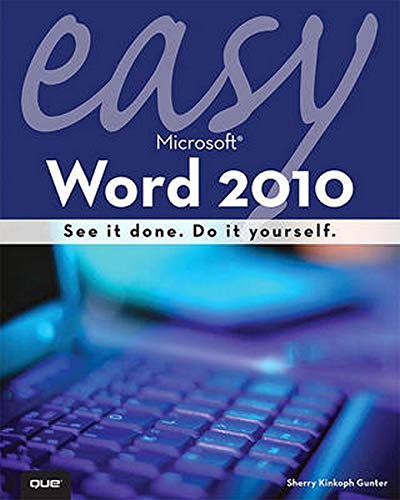 Imagen de archivo de Easy Microsoft Word 2010 (Que's Easy Series) a la venta por Hastings of Coral Springs