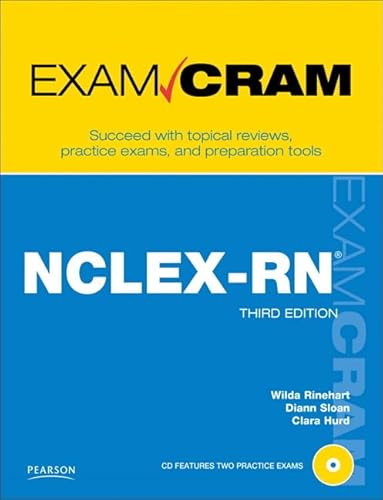 Imagen de archivo de NCLEX-RN Exam Cram [With CDROM] a la venta por ThriftBooks-Dallas