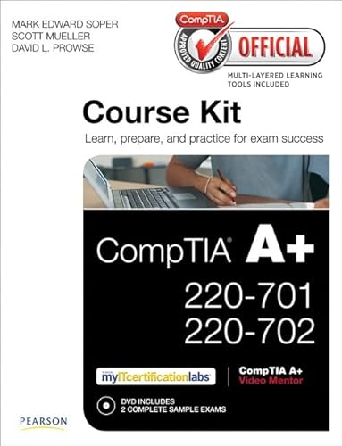9780789747303: CompTIA Official Academic Course Kit:CompTIA A+ 220-701 and 220-702 , Without Voucher