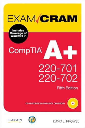 Stock image for CompTIA A+ 220-701 and 220-702 Exam Cram for sale by WorldofBooks