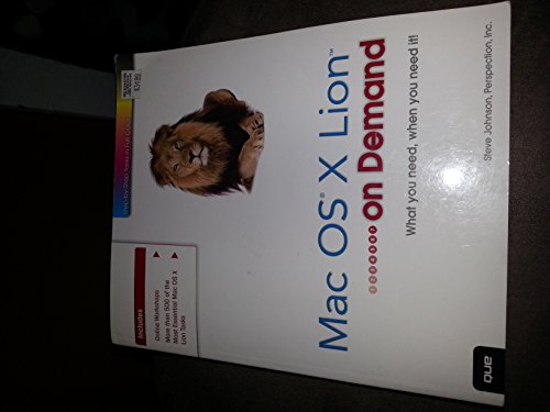 Stock image for Mac OS X Lion on Demand for sale by Better World Books
