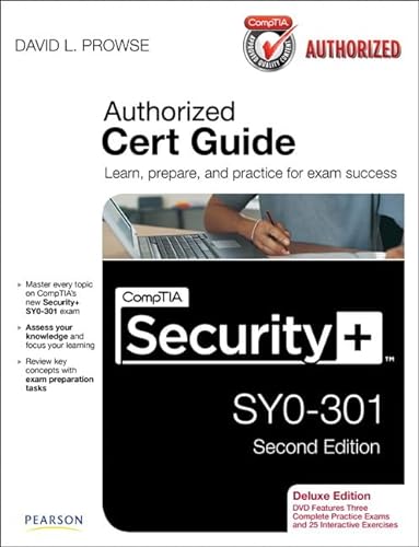 Stock image for CompTIA Security+ SY0-301 Authorized Cert Guide [With DVD] for sale by ThriftBooks-Dallas