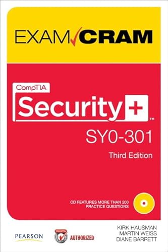 Beispielbild fr CompTIA Security+ SY0-301 Authorized Exam Cram (3rd Edition) zum Verkauf von BookHolders