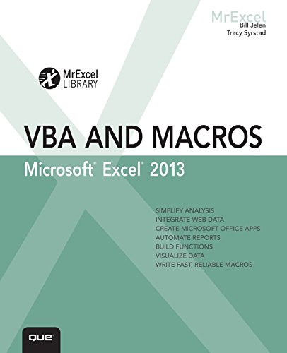 Beispielbild fr VBA and Macros zum Verkauf von Better World Books