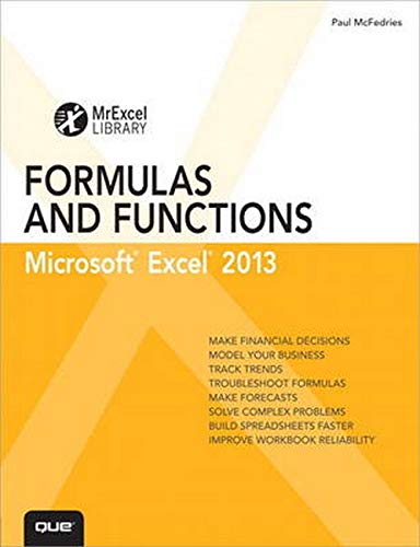9780789748676: Excel 2013 Formulas and Functions