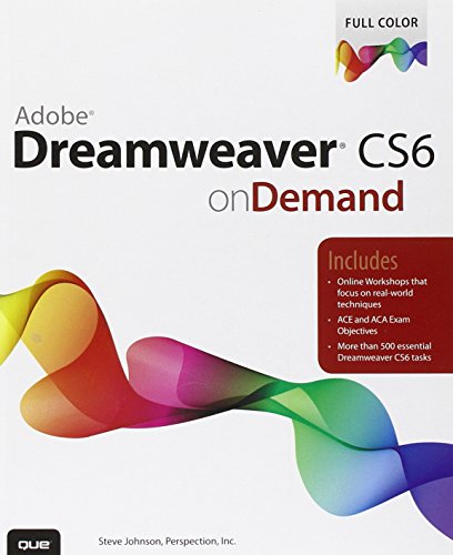 9780789749321: Adobe Dreamweaver CS6 on Demand